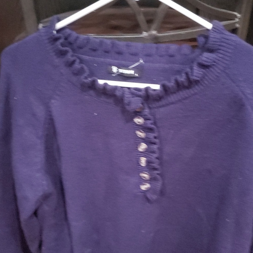 Sweater in navy. Never worn